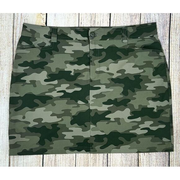 Eddie Bauer Pants - Eddie Bauer Adventurer 2.0 Skort Womens Size 16‎ Camo Active Outdoor Golf Skirt